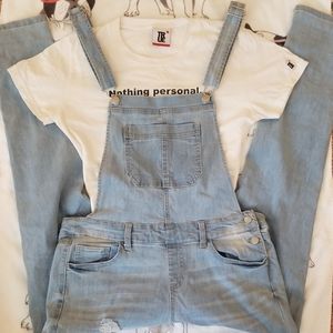 Denim overalls